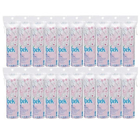 Combo 20 bông tẩy trang Ipek chính hãng không xơ bông 80 miếng