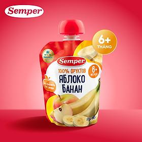 Trái cây nghiền các vị Semper 90g dành cho bé từ 6 tháng trở lên