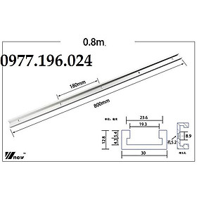 Mua Thanh ray trượt bàn cưa 50-80-100-122cm bản rộng 3cm chất liệu nhôm đúc  chắc chắn