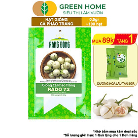 Mua Hạt Giống Cà Pháo Trắng GreenHome  Gói 0 5g~100 hạt  Dễ Trồng Quanh Năm  Năng Suất Cao T44