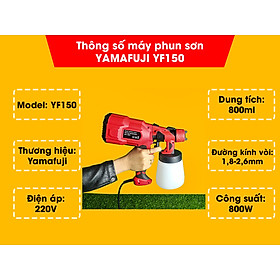 Mua Máy phun sơn chạy điện Yamafuji YF150 Hàng chính hãng