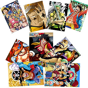 Ảnh card One Piece set 23 tấm nhóm và nhân vật