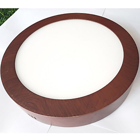 Đèn ốp nổi vuông vân gỗ SASIMI ánh sáng trắng 18W