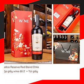 Hộp wine đỏ 1 chai Mallco Chile