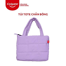 [HB gift] Túi tote phao chần bông Purple