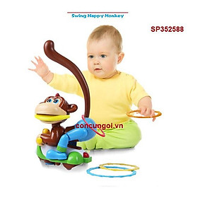 Hộp game thảy vòng khỉ chuyển động, swing happy Monkey. WS6501 - SP352588
