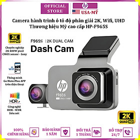 Mua Camera hành trình ô tô độ phân giải 2K  Wifi  UHD thương hiệu HP F965S - Hàng nhập khẩu