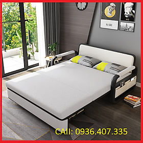 Mua   Cao Cấp   Giường Sofa Đa Năng Cao Cấp  Sofa Thông Minh Gấp Gọn  Giường Ngủ Khung Thép Không Gỉ  KT 1m30 x 1m90