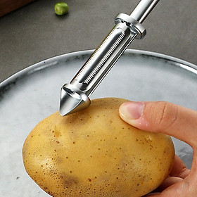 Mua Dụng cụ nạo rau củ quả inox 4in1 cao cấp nạo vỏ bào sợi khoét vỏ đa năng dễ dàng tiện lợi