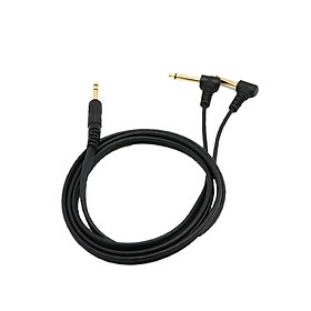 1/4 inch  6.35mm TRS Stereo Plug Male to Dual 1/4'' 6.35mm TS Mono Plug Male Stereo Audio Patch Cable / Gold Plated Plug
