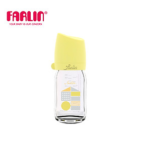 Bình Sữa Thủy Tinh City Bottle Cổ Rộng Của FARLIN - Venice - 160ML