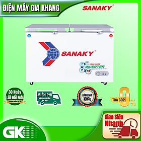 Tủ Đông Kính Cường Lực Inverter Sanaky VH-3699W4K (260L)