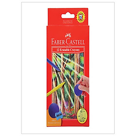 Bút Sáp Màu - 12 Màu (Có Thể Tẩy Được) Faber-Castell-122530