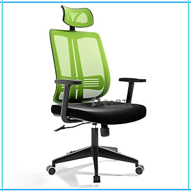 Mua Ghế lưới nhân viên bọc nệm vải có tựa đầu chân xoay tăng giảm chiều cao nhập khẩu CM4253-M