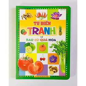 Sách – Từ Điển Tranh về Rau – Củ –  Quả – Hoa