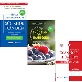 Combo Bí mật dinh dưỡng cho sức khỏe toàn diện + Toàn cảnh dinh dưỡng- Thức tỉnh và hành động + Bí quyết ngăn ngừa và chữa khỏi bệnh động mạch vành - CÔNG TY CỔ PHẦN ĐẦU TƯ VĂN HÓA TINH HOA