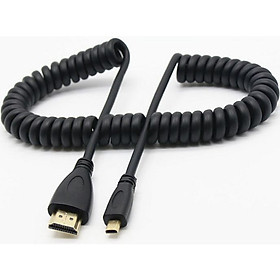 Mua Dây cáp HDMI to Micro HDMI dạng lò xo xoắn