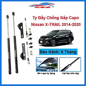 Ty thủy lực chống nắp capo Nissan X-TRAIL 2014-2015-2016-2017-2018-2019-2020 hỗ trợ mở tự động