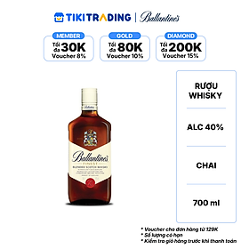 Rượu Whisky Ballantines Finest Nồng Độ Alc 40% 700ml 40% KHÔNG KÈM HỘP