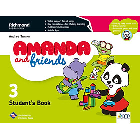 [Download Sách] Amanda & Friends Student's Book Level 3 with Sticker & Pop out