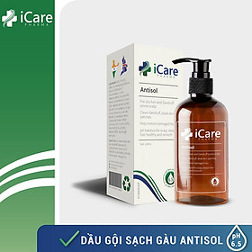 Dầu gội dược liệu Antisol - Ngăn ngừa nấm da đầu, gàu, ngứa da đầu