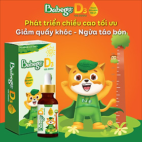 Dầu chùm ngây D3-K2 Babego 10ml từ Đức