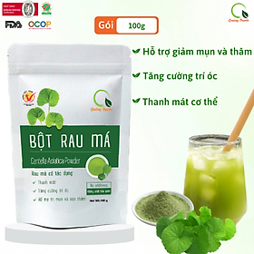 Hình ảnh Bột Rau Má Quảng Thanh gói 100g sạch, an toàn, nói không với phẩm màu và phụ gia độc hại 