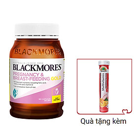 Viên Uống Vitamin Tổng Hợp Dành Cho Phụ Nữ Mang Thai Blackmores Pregnancy&Breast-Feeding Gold - 180 viên (Hàng Nhập Khẩu Từ Úc)