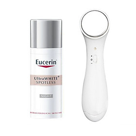 Kem dưỡng trắng da, làm mờ đốm nâu ban đêm Eucerin UltraWHITE SPOTLESS Night 50ml + Tặng máy massage ion
