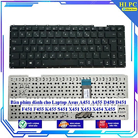 Bàn phím dành cho Laptop Asus A451 A455 D450 D451 F451 F455 K455 S451 X451 X453 X454 X455 - Hàng Nhập Khẩu 