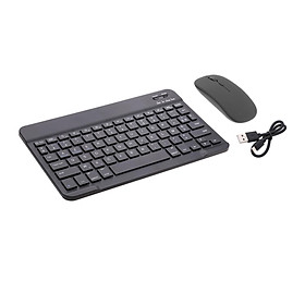Portable Bluetooth Keyboard with Mouse 78 Keys French for Tablet Smartphone