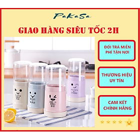 Mua Ống Cắm Muỗng Đũa Mặt Cười Có Nắp Nhựa Trong Suốt Để Bàn Xinh Xắn - Hàng Chính Hãng ( Giao màu ngẫu nhiên)