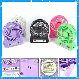 Mua Quạt mini 3 cấp độ gió ( giao màu ngẫu nhiên )  - Hàng Chất Lượng