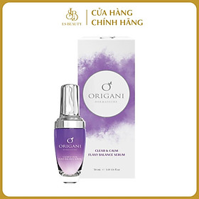 Tinh chất Cân Bằng Dầu Origani Dermassure Clear & Calm - Origani Dermassure Clear & Calm Flaxy Balance Serum - Có Chứng Nhận Hữu Cơ - Xuất Xứ Úc - Dưỡng Da Giúp Cung Cấp Dưỡng Chất Và Độ Ẩm