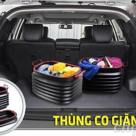 Hình ảnh Thùng đựng đồ co giãn trên xe hơi 37L