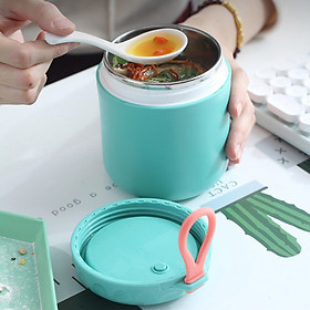 Cốc Giữ Nhiệt INOX 304 Đựng Soup Cháo 430ml