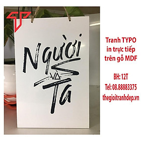 Mua Tranh Typo tranh treo tường  tranh chữ thiết kế - lời hay ý đẹp
