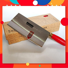 Dao chặt cao cấp cán nhựa đỏ chuyên dùng nhà hàng, dùng để chặt xương, bằm thịt hàng nội địa trung bao bền