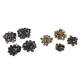 60 Set Snap Fasteners Press Studs Sewing Rivets for DIY Leather Craft 12.5mm