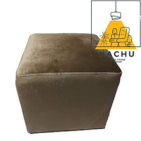 Ghế Đôn Sofa, Đôn Gác Vải Nhung Cao Cấp Nachu Home