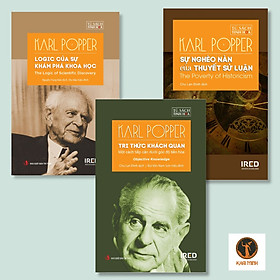 (Bộ 3 Cuốn) TÁC PHẨM KINH ĐIỂN CỦA KARL POPPER (Tri Thức Khách Quan, Sự Nghèo Nàn Của Thuyết Sử Luận, Logic Của Sự Khám Phá Khoa Học) - bìa cứng