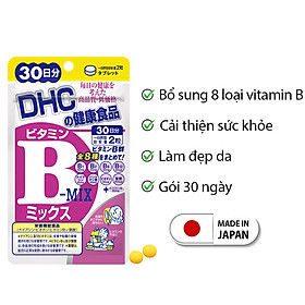 Viên uống Vitamin B tổng hợp DHC Nhật Bản thực phẩm chức năng bổ sung 8 loại vitamin B tốt cho sức khỏe và sắc đẹp JN-DHC-MIX