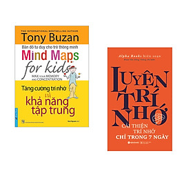 Combo 2 cuốn sách: Tony Buzan - Tăng Cường Trí Nhớ Và Khả Năng Tập Trung + Luyện Trí Nhớ