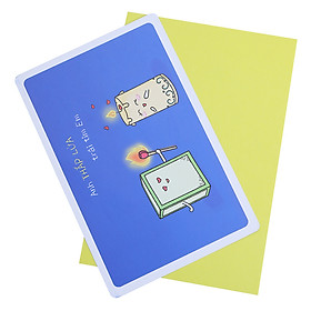 Thiệp Tình Yêu Diêm - Nến Maisen 