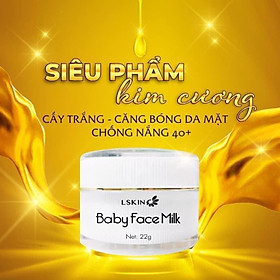 Kem Cấy Trắng Baby Face Milk - Lskin - MP0000006 - Xóa Tan Thâm Nám, Tái Tạo Và Trẻ Hóa Làn Da