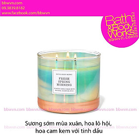 Mua Nến thơm Bath and Body Works Fresh Spring Morning 3 bấc