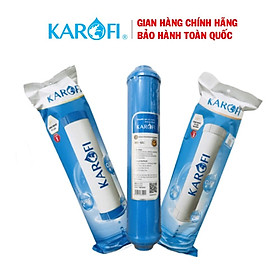 Bộ 3 lõi lọc nước số 123 Karofi KRF123, Dùng cho máyN-e118, N-e119/U, N-e119/A, N-e239, N7RO, E8RO, E9RO - Hàng chính hãng