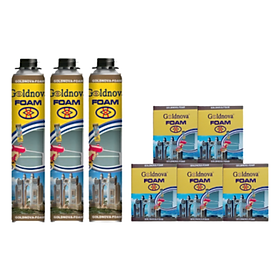Mua Keo Bọt (FOAM) Goldnova- 5 Hộp  Hộp =12 Lon/750ml