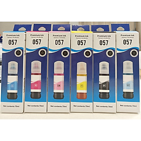 Mua Set 6 màu mực in tương thích Epson 057 cho máy in Epson Ecotank L8050/L18050   hàng nhập khẩu.