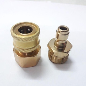 Mua Bộ nối nhanh ren 22mm dùng cho máy rửa xe cao áp